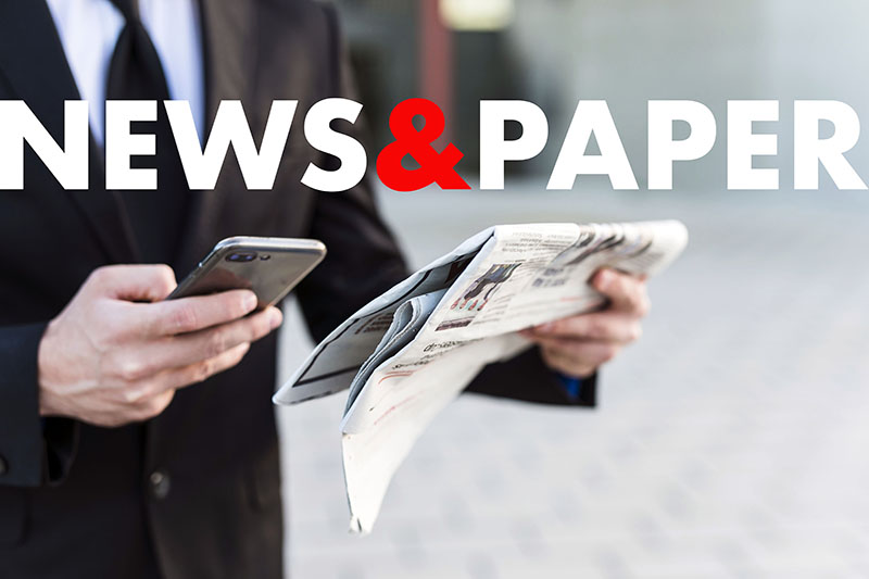 News and paper leggere news su telefono e su carta